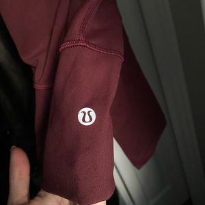 Wine Coloured 7/8 Length Lululemon leggings